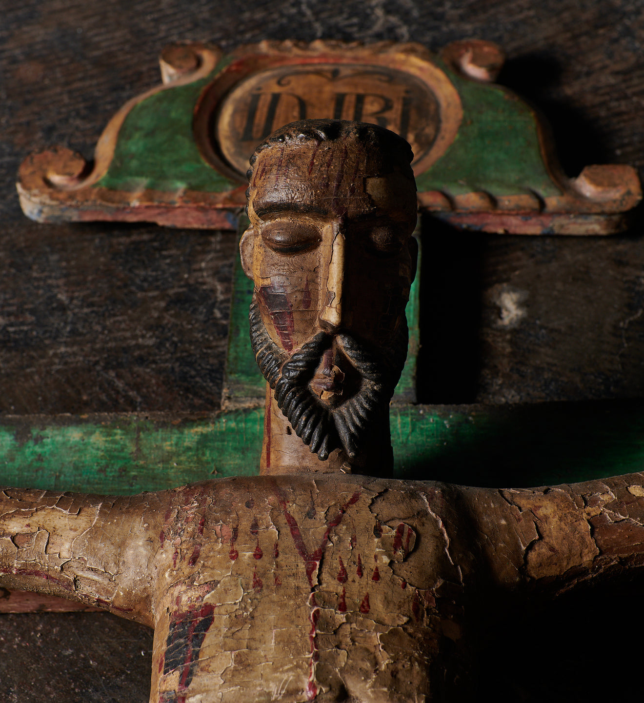 Oaxacan Polychromed Christ Figure